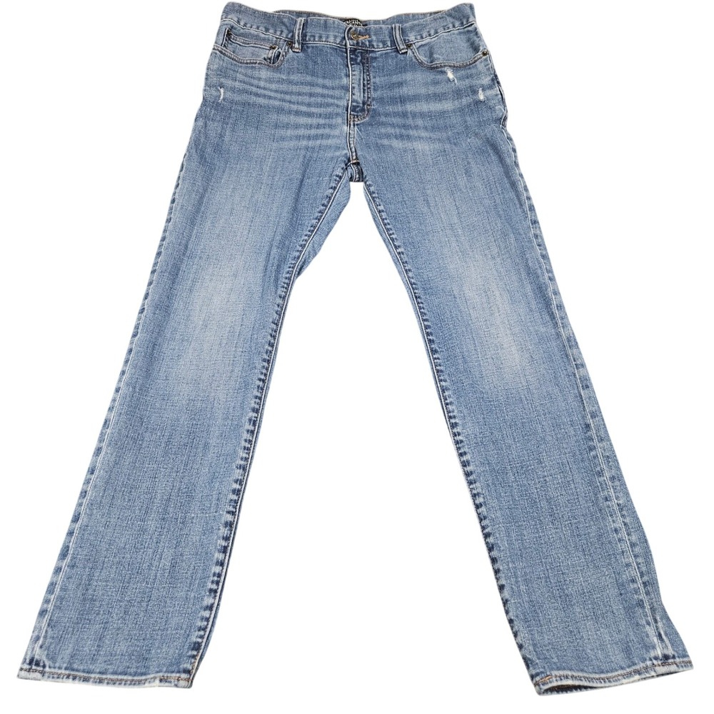 J.Crew Mercantile Jeans Mens 34x32 Blue Slim Flex Denim Casual Everyday